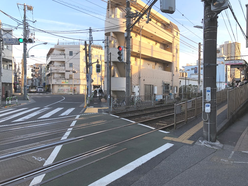 Beyond Z Coffeeに行くには都電荒川線の西ヶ原4丁目を降ります